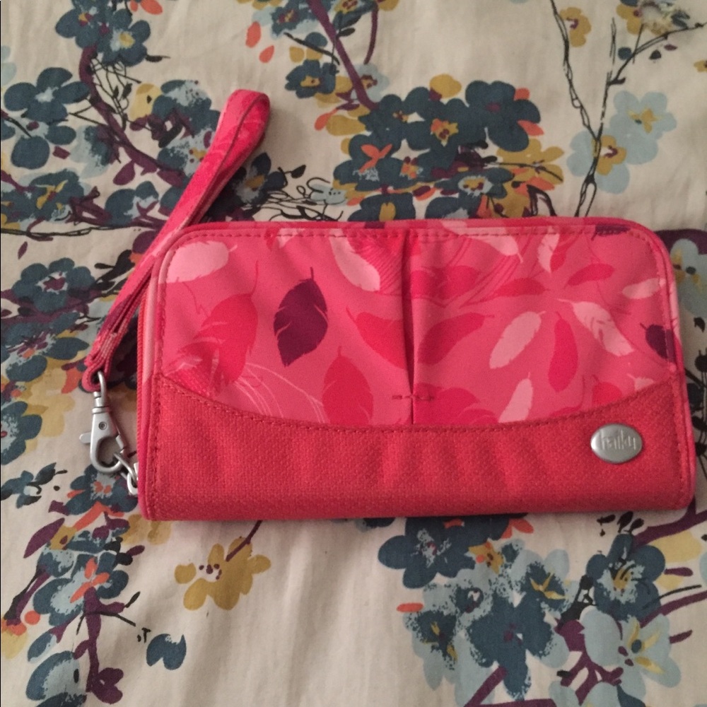 Haiku zip around wallet/clutch